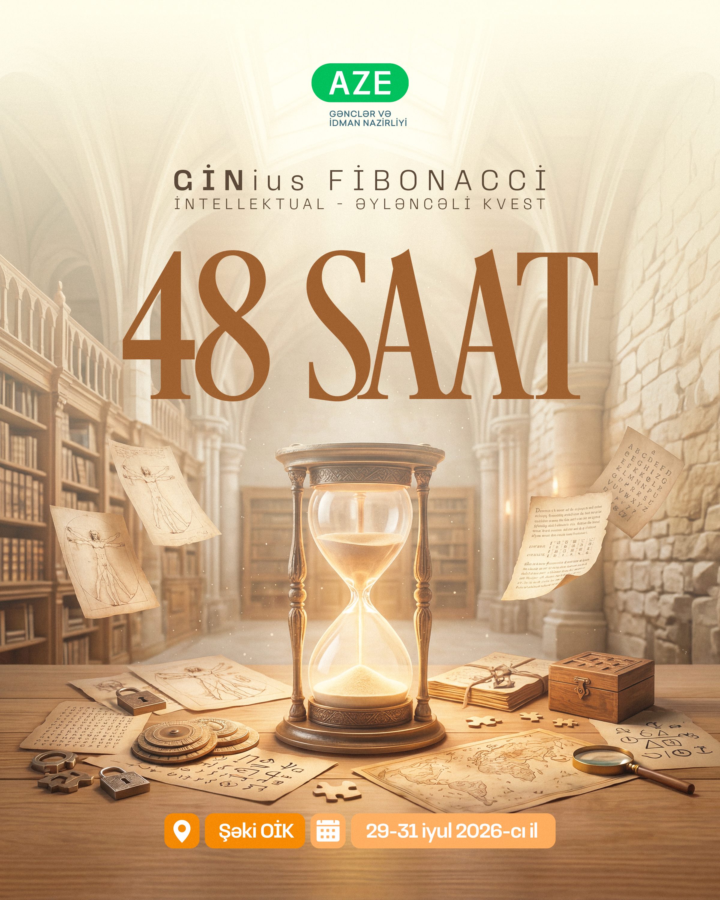 "GİNius 48 saat" kvest intellektual-əyləncəli oyunu start götürür!