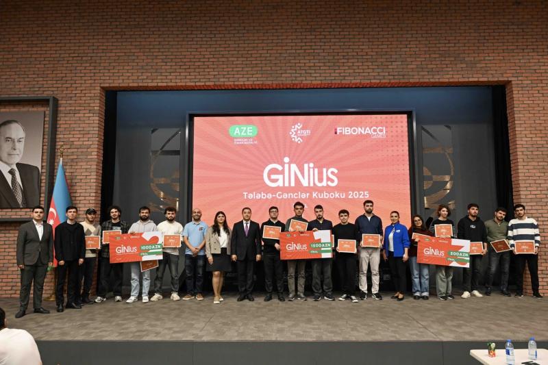 “GİNius Tələbə-Gənclər Kuboku 2025” çərçivəsində “Fibonacci” intellektual-əyləncəli oyunun respublika final mərhələsi keçirilib