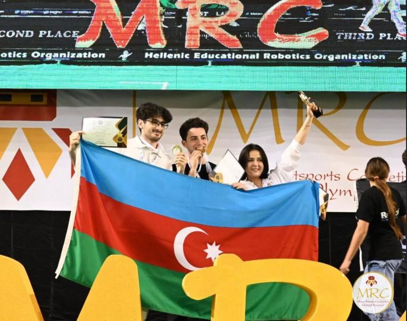 Azərbaycan gəncləri “Minoan Robotic Competition” yarışında ölkəmizi təmsil edib
